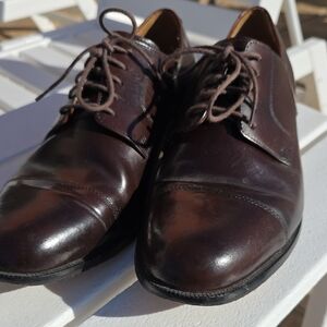 Cole Haan Dark Brown Leather Oxfords